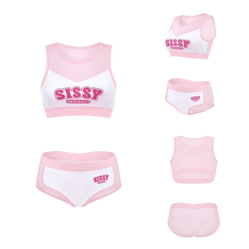 Cheer SissyUniversity Peekaboo Bralette Set - Image 5