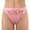 Dolly Pink Plastic Bikini Cut Panties