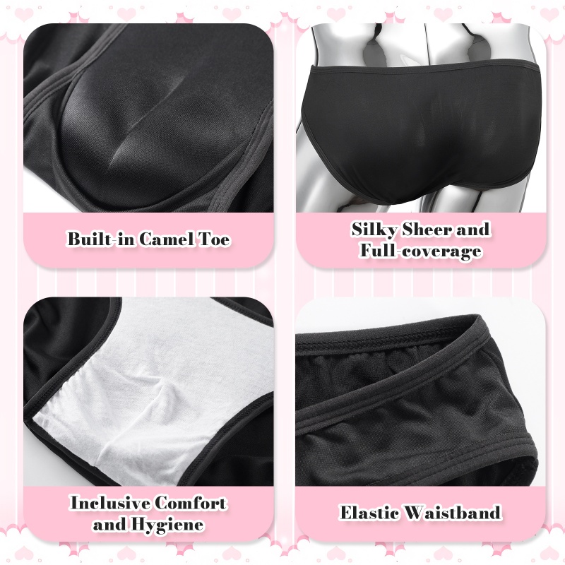 Camel Toe Sporty Tucking Gaff Panties - Image 7