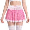 SissyUniversity Lacy See-through Lingerie Garter Skirt
