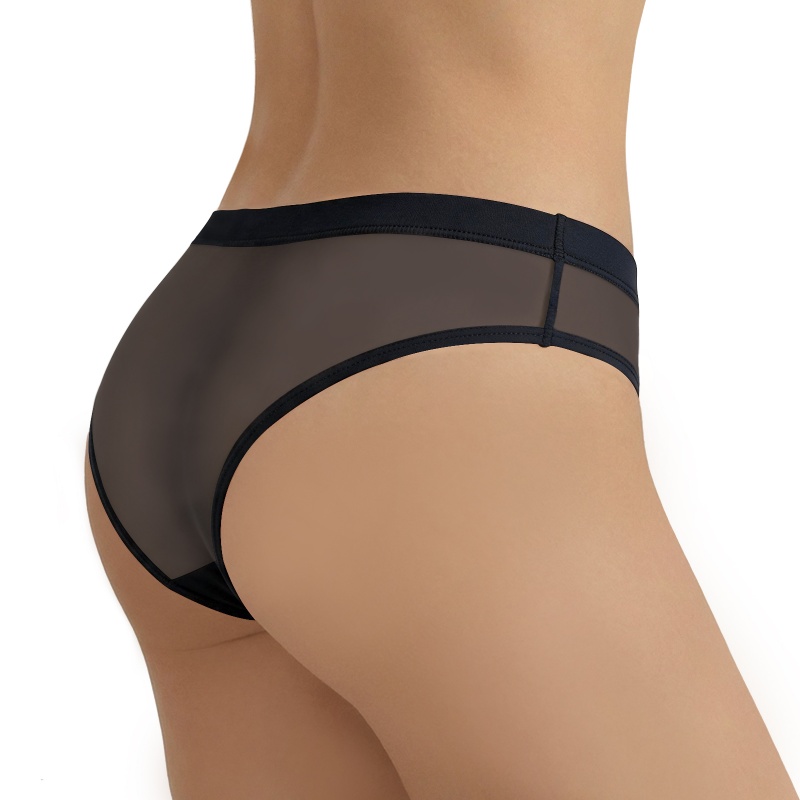 Camel Toe Tucking Gaff Brazilian Cheeky Panties Black - Image 6