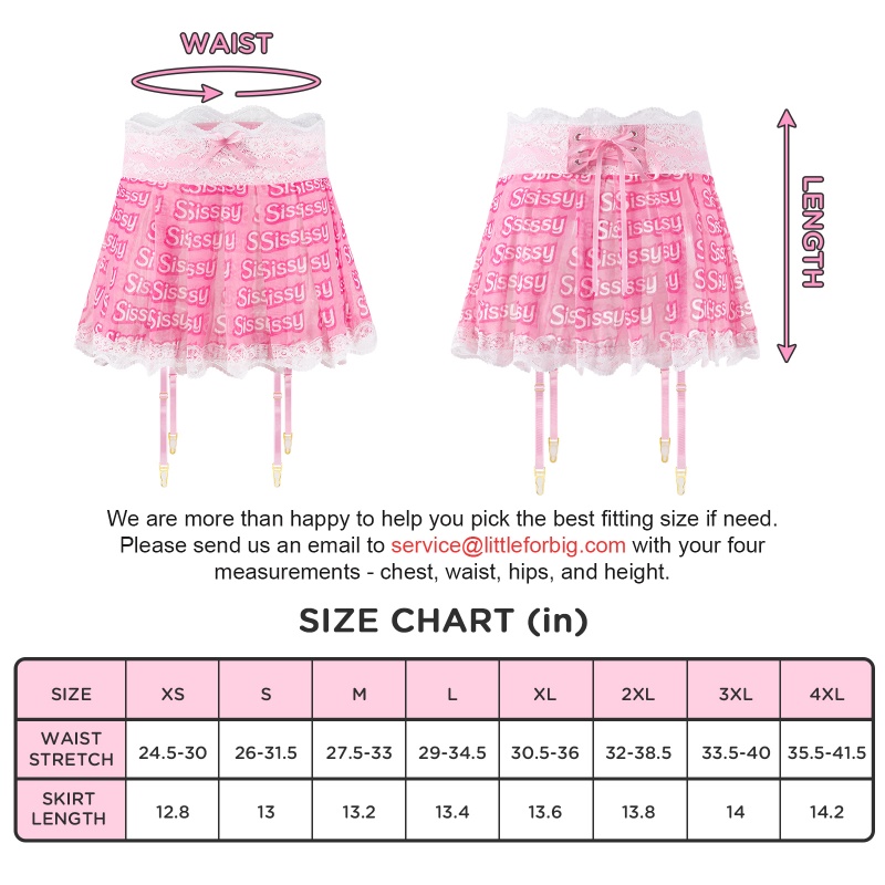 SissyUniversity Lacy See-through Lingerie Garter Skirt - Image 4