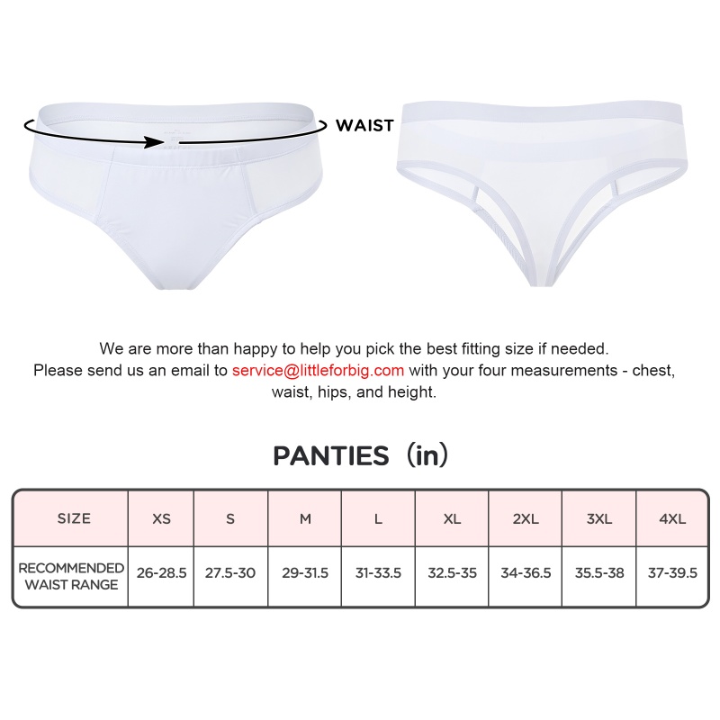 Tucking Gaff Brazilian Cheeky Panties White - Image 4