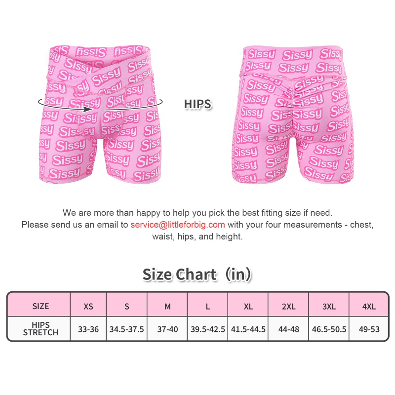 SissyUniversity High Waisted Camel Toe Insert Tucking Gaff Yoga Shorts Leggings - Image 4